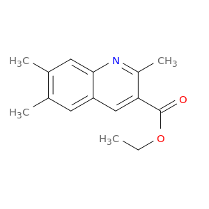 Ethyl 2,6,7-Trimethylquinoline-3-Carboxylate