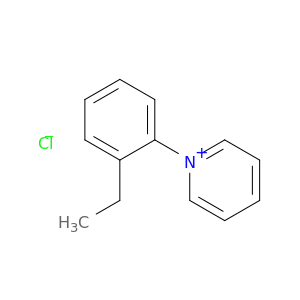 Pyridinium, 1-(ethylphenyl)-, chloride