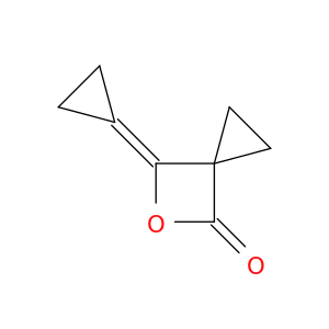 5-Oxaspiro[2.3]hexan-4-one, 6-cyclopropylidene-