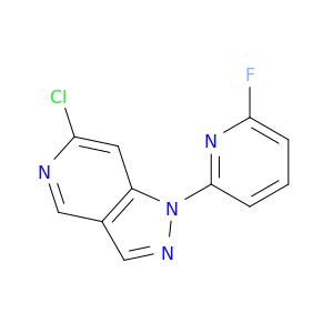 6-Chloro-1-(6-fluoropyridin-2-yl)-1H-pyrazolo[4,3-c]pyridine