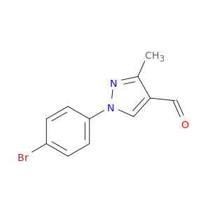 1-(4-Bromophenyl)-3-methyl-1H-pyrazole-4-carbaldehyde