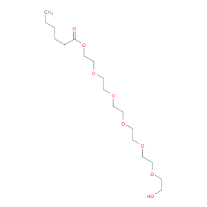 Hexanoic acid, 17-hydroxy-3,6,9,12,15-pentaoxaheptadec-1-yl ester