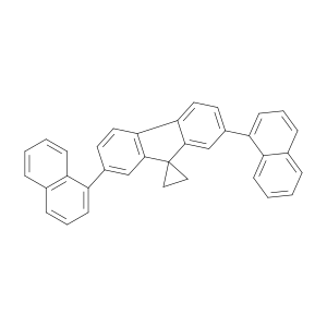 Spiro[cyclopropane-1,9'-[9H]fluorene], 2',7'-di-1-naphthalenyl-