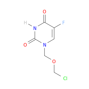 2,4(1H,3H)-Pyrimidinedione, 1-(chloromethoxymethyl)-5-fluoro-