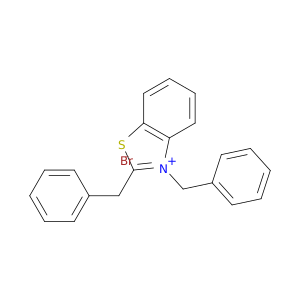 Benzothiazolium, 2,3-bis(phenylmethyl)-, bromide