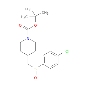 4-(4-氯-苯亚磺酰基甲基)-哌啶-1-羧酸叔丁基酯