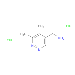 (5,6-dimethylpyridazin-4-yl)methanamine dihydrochloride