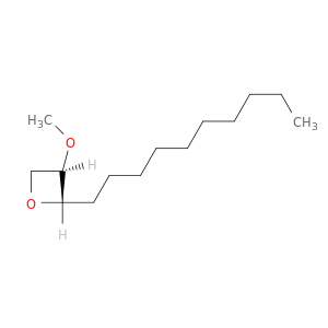 Oxetane, 2-decyl-3-methoxy-, trans-