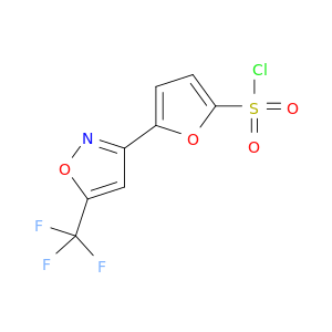 5-[5-(trifluoromethyl)-3-isoxazolyl]-2-furansulfonyl chloride