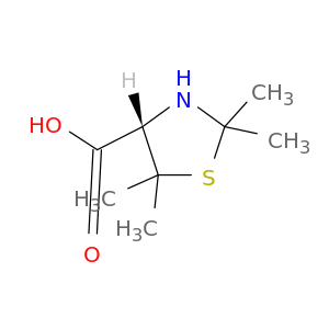 4-Thiazolidinecarboxylic acid, 2,2,5,5-tetramethyl-, (S)-