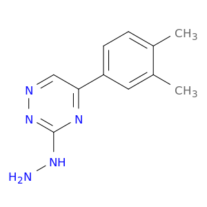 5-(3,4-DIMETHYLPHENYL)-3-HYDRAZINO-1,2,4-TRIAZINE