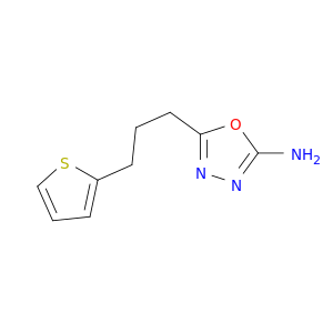 5-[3-(Thiophen-2-yl)propyl]-1,3,4-oxadiazol-2-amine