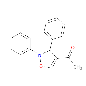 Ethanone,1-(2,3-dihydro-2,3-diphenyl-4-isoxazolyl)-