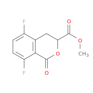 Methyl 5,8-Difluoro-1-oxo-3,4-dihydro-1H-2-benzopyran-3-carboxylate