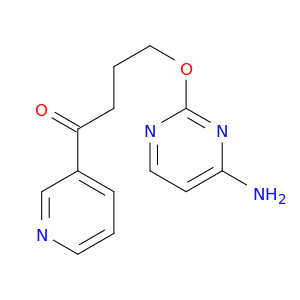 1-Butanone, 4-[(4-amino-2-pyrimidinyl)oxy]-1-(3-pyridinyl)-