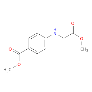 Benzoic acid, 4-[(2-methoxy-2-oxoethyl)amino]-, methyl ester