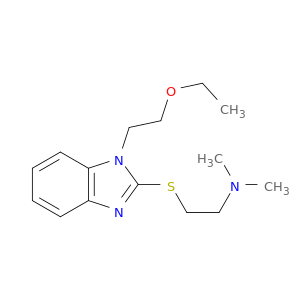 Ethanamine,2-[[1-(2-ethoxyethyl)-1H-benzimidazol-2-yl]thio]-N,N-dimethyl-