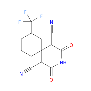 1,1-Cyclohexanediacetimide,a,a'-dicyano-3-(trifluoromethyl)- (8CI)