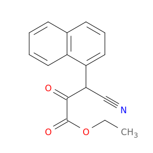 1-Naphthalenepropanoicacid, b-cyano-a-oxo-, ethyl ester