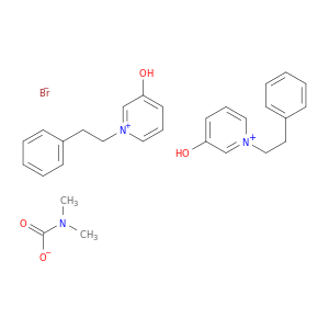 Pyridinium,3-[[(dimethylamino)carbonyl]oxy]-1-(2-phenylethyl)-, bromide (1:1)