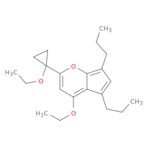 Cyclopenta[b]pyran, 4-ethoxy-2-(1-ethoxycyclopropyl)-5,7-dipropyl-