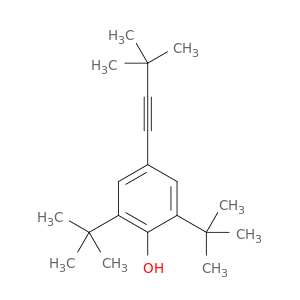Phenol, 4-(3,3-dimethyl-1-butynyl)-2,6-bis(1,1-dimethylethyl)-