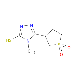 3-(5-Mercapto-4-methyl-4H-1,2,4-triazol-3-yl)tetrahydrothiophene 1,1-dioxide