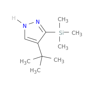 1H-Pyrazole, 4-(1,1-dimethylethyl)-3-(trimethylsilyl)-