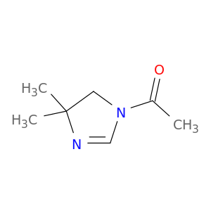 1H-Imidazole, 1-acetyl-4,5-dihydro-4,4-dimethyl-