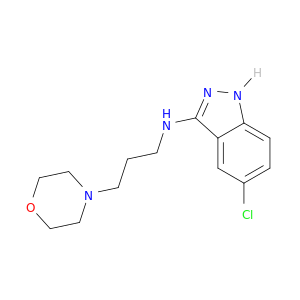 1H-Indazol-3-amine, 5-chloro-N-[3-(4-morpholinyl)propyl]-