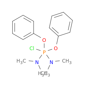 Phosphoranediamine, 1-chloro-N,N,N',N'-tetramethyl-1,1-diphenoxy-