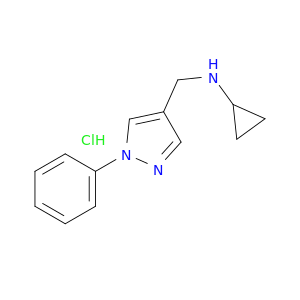 N-((1-Phenyl-1H-pyrazol-4-yl)methyl)cyclopropanamine hydrochloride