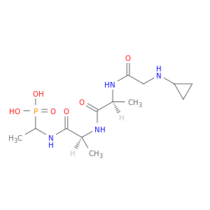L-Alaninamide, N-cyclopropylglycyl-L-alanyl-N-(1-phosphonoethyl)-, (S)-