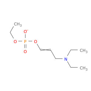 Phosphoric acid, mono[3-(diethylamino)-1-propenyl] monoethyl ester