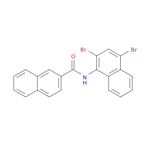 2-Naphthalenecarboxamide, N-(2,4-dibromo-1-naphthalenyl)-