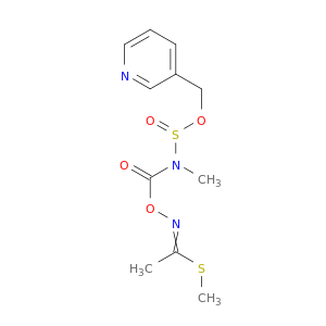 N-(((METHYL((PYRIDIN-3-YLMETHOXY)SULFINYL)AMINO)CARBONYL)OXY)ETHANIMIDOTHIOIC ACID METHYL ESTER