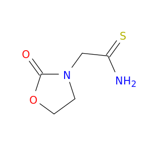 2-(2-Oxooxazolidin-3-yl)ethanethioamide