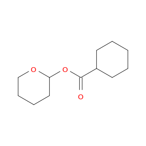 Cyclohexanecarboxylic acid, tetrahydro-2H-pyran-2-yl ester