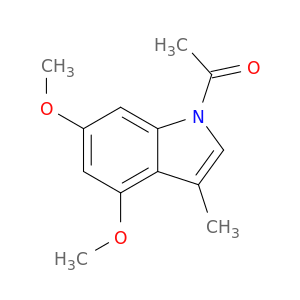1H-Indole, 1-acetyl-4,6-dimethoxy-3-methyl-