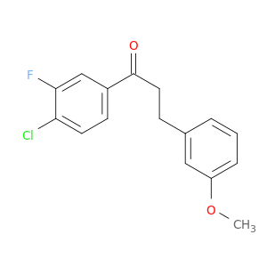 1-丙酮,1-(4-氯-3-氟苯基)-3-(3-甲氧基苯基)-