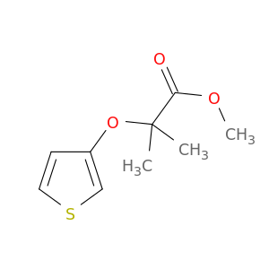 Propanoic acid, 2-methyl-2-(3-thienyloxy)-, methyl ester