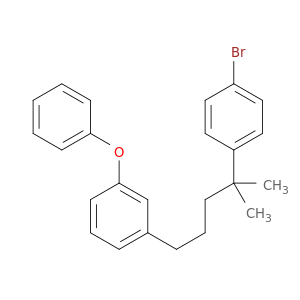 Benzene, 1-[4-(4-bromophenyl)-4-methylpentyl]-3-phenoxy-