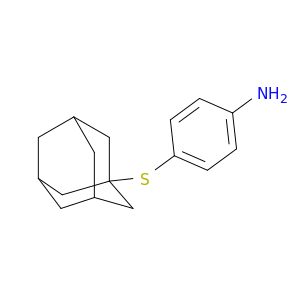 4-(tricyclo[3.3.1.13,7]dec-1-ylsulfanyl)aniline