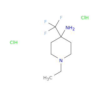 4-哌啶胺,1-乙基-4-(三氟甲基)-,盐酸盐(1：2)