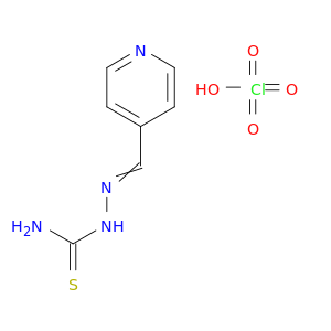 Hydrazinecarbothioamide, 2-(4-pyridinylmethylene)-, monoperchlorate