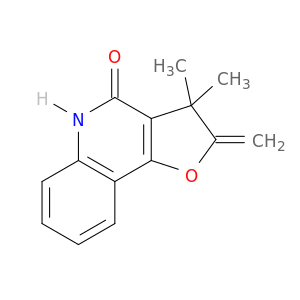 Furo[3,2-c]quinolin-4(2H)-one, 3,5-dihydro-3,3-dimethyl-2-methylene-
