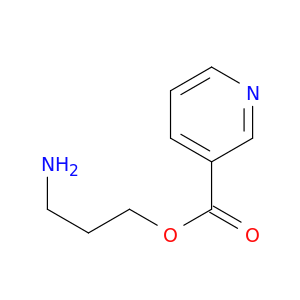 3-Pyridinecarboxylic acid, 3-aminopropyl ester