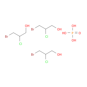 1-Propanol, 3-bromo-2-chloro-, phosphate (3:1)