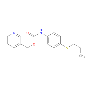Carbamic acid, [4-(propylthio)phenyl]-, 3-pyridinylmethyl ester