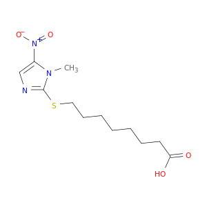 Octanoic acid, 8-[(1-methyl-5-nitro-1H-imidazol-2-yl)thio]-